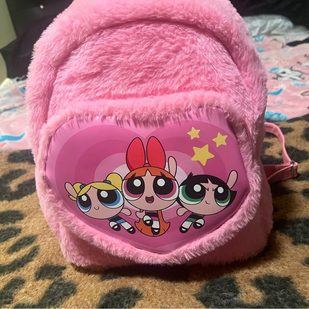 THE POWERPUFF GIRLS X SHEIN Heart Shaped Backpack